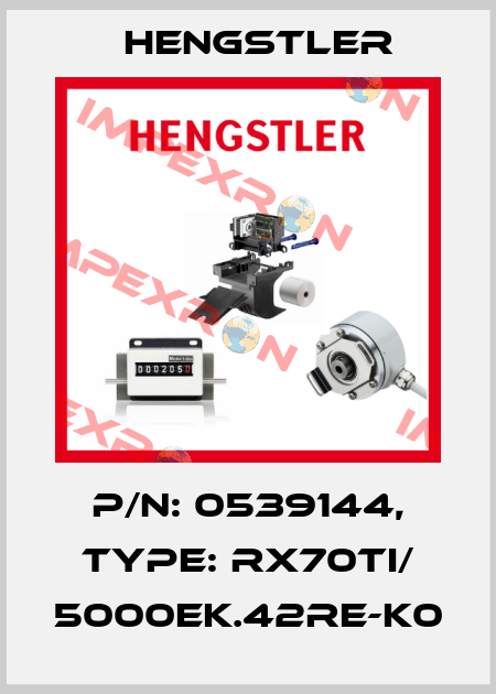p/n: 0539144, Type: RX70TI/ 5000EK.42RE-K0 Hengstler