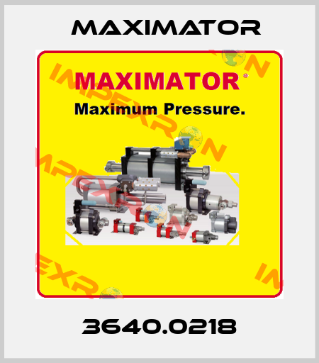 3640.0218 Maximator