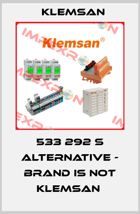 533 292 S Alternative - brand is not Klemsan  Klemsan