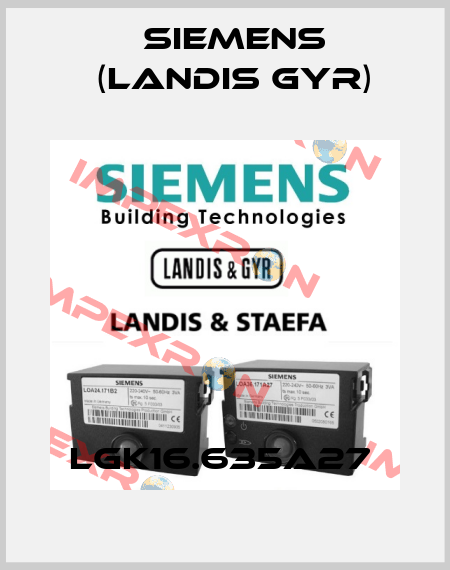 LGK16.635A27  Siemens (Landis Gyr)