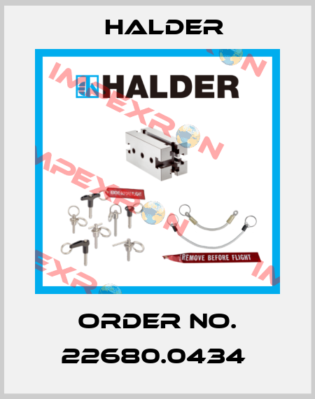 Order No. 22680.0434  Halder