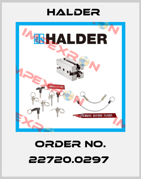Order No. 22720.0297  Halder