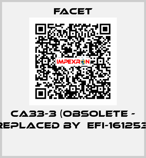 CA33-3 (obsolete - replaced by  EFI-161253)  Facet