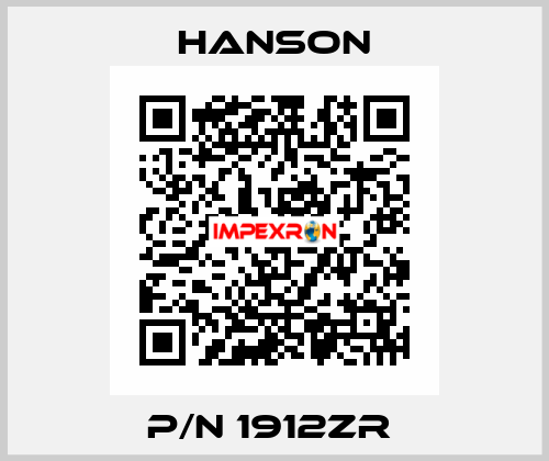 p/n 1912ZR  HANSON