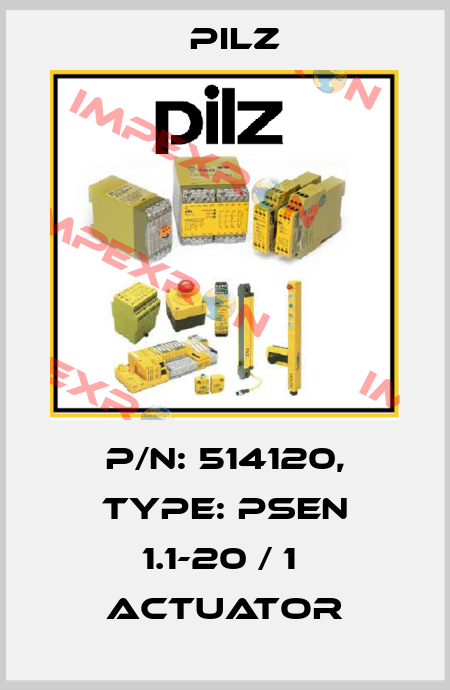 p/n: 514120, Type: PSEN 1.1-20 / 1  actuator Pilz