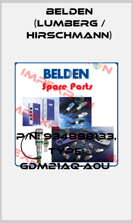 P/N: 934888133, Type: GDM21AQ-A0U  Belden (Lumberg / Hirschmann)
