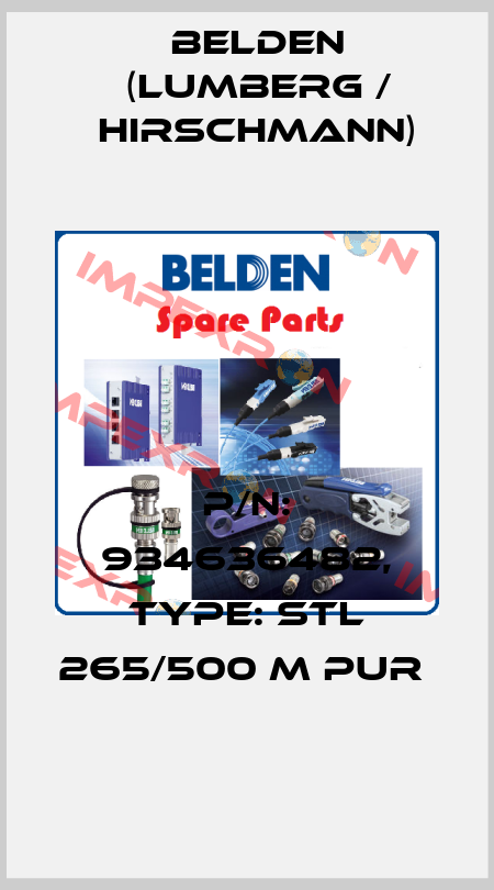 P/N: 934636482, Type: STL 265/500 M PUR  Belden (Lumberg / Hirschmann)