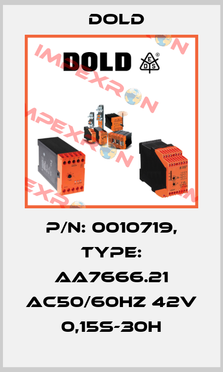 p/n: 0010719, Type: AA7666.21 AC50/60HZ 42V 0,15S-30H Dold