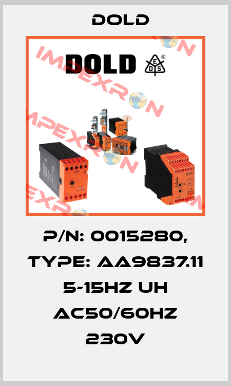 p/n: 0015280, Type: AA9837.11 5-15HZ UH AC50/60HZ 230V Dold