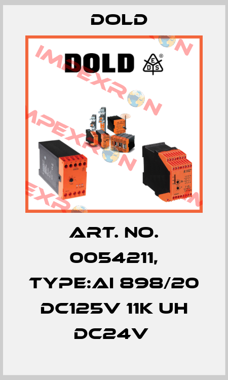 Art. No. 0054211, Type:AI 898/20 DC125V 11K UH DC24V  Dold