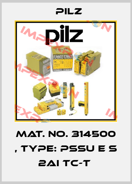Mat. No. 314500 , Type: PSSu E S 2AI TC-T  Pilz
