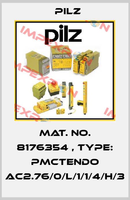 Mat. No. 8176354 , Type: PMCtendo AC2.76/0/L/1/1/4/H/3 Pilz