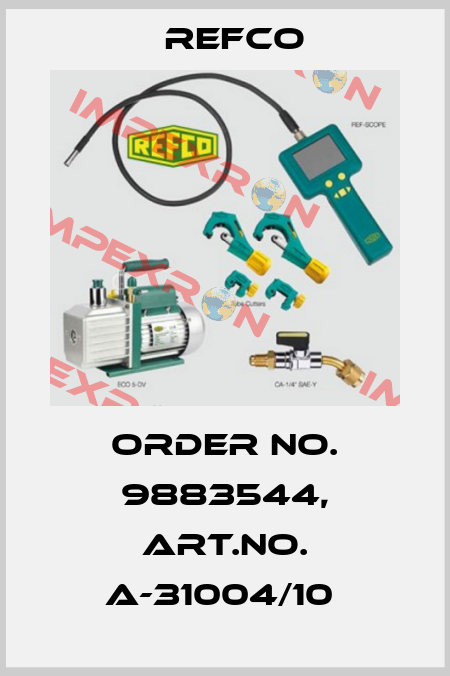 Order No. 9883544, Art.No. A-31004/10  Refco