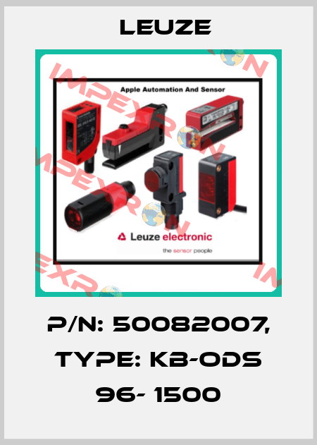 p/n: 50082007, Type: KB-ODS 96- 1500 Leuze