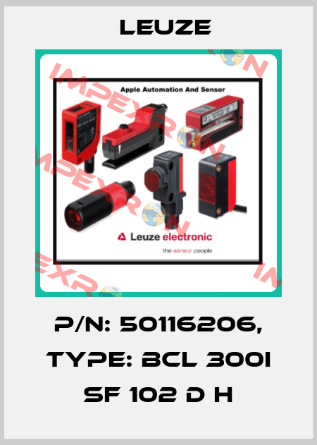 p/n: 50116206, Type: BCL 300i SF 102 D H Leuze