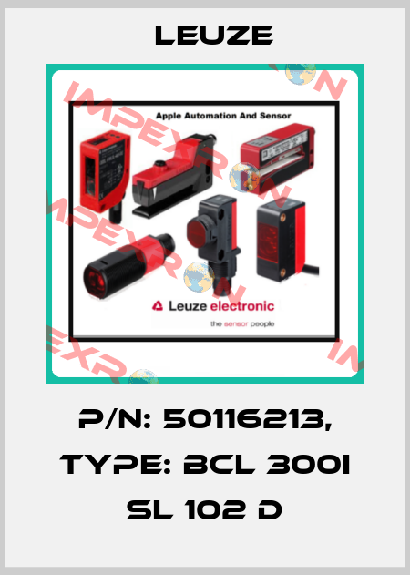 p/n: 50116213, Type: BCL 300i SL 102 D Leuze