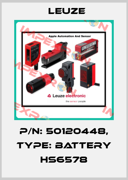 p/n: 50120448, Type: Battery HS6578 Leuze