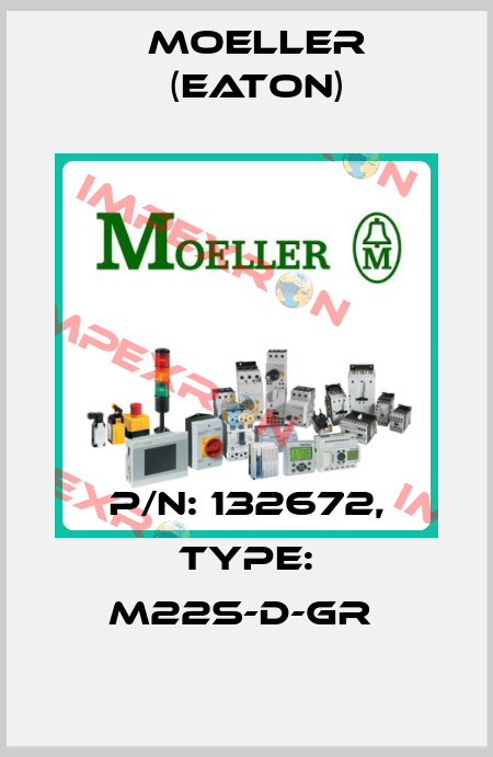 P/N: 132672, Type: M22S-D-GR  Moeller (Eaton)