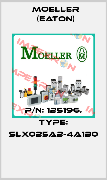 P/N: 125196, Type: SLX025A2-4A1B0  Moeller (Eaton)