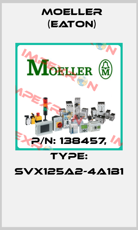 P/N: 138457, Type: SVX125A2-4A1B1  Moeller (Eaton)