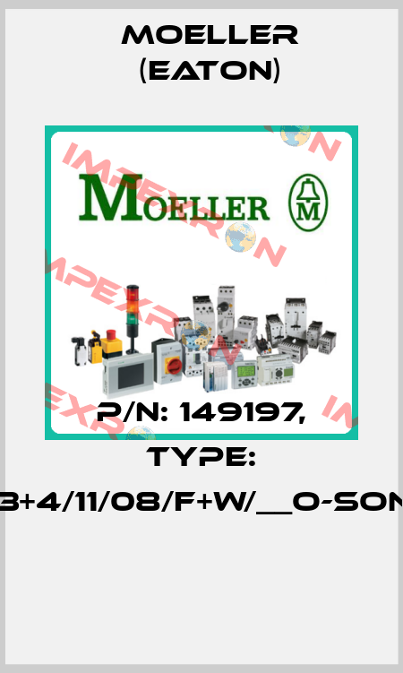 P/N: 149197, Type: XMI40/3+4/11/08/F+W/__O-SOND-RAL*  Moeller (Eaton)