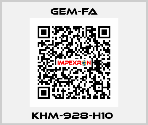 KHM-928-H10  Gem-Fa