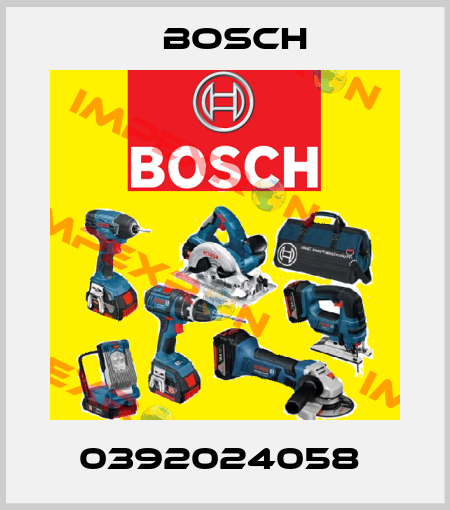 0392024058  Bosch