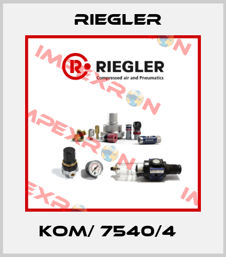 KOM/ 7540/4   Riegler