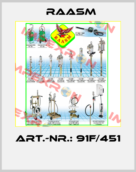 ART.-NR.: 91F/451  Raasm