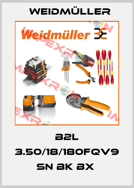 B2L 3.50/18/180FQV9 SN BK BX  Weidmüller
