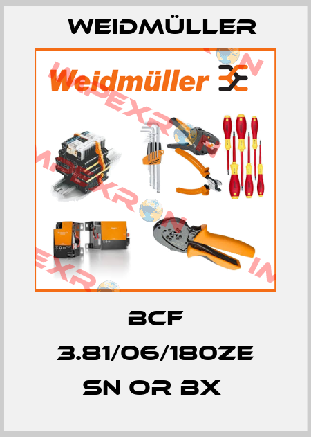 BCF 3.81/06/180ZE SN OR BX  Weidmüller