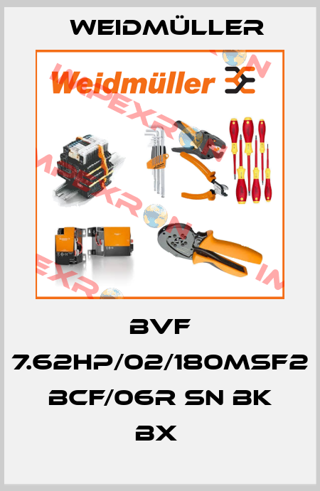 BVF 7.62HP/02/180MSF2 BCF/06R SN BK BX  Weidmüller
