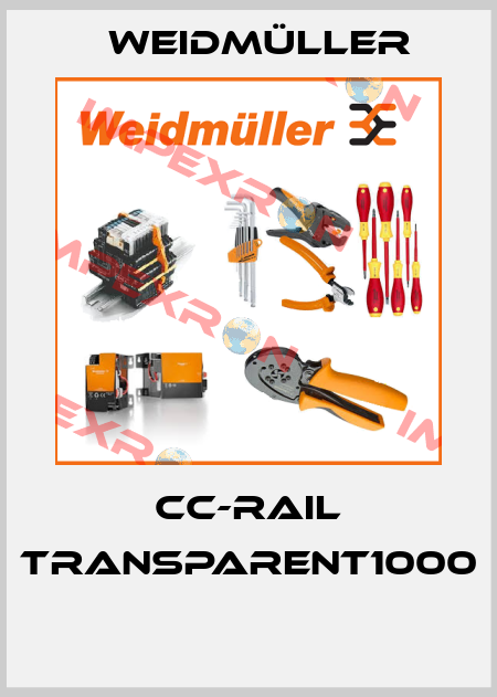CC-RAIL TRANSPARENT1000  Weidmüller