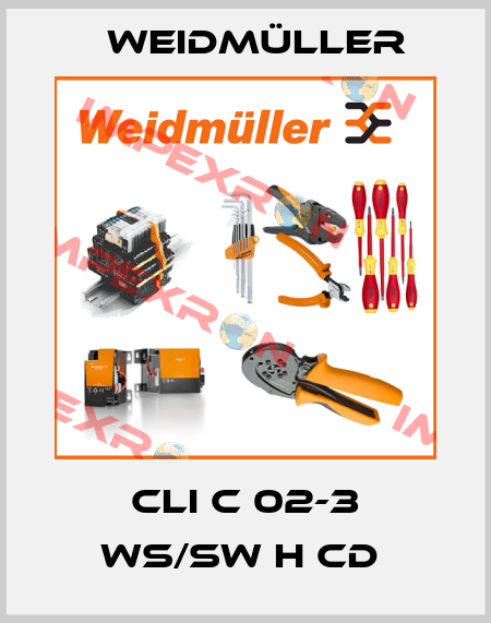 CLI C 02-3 WS/SW H CD  Weidmüller