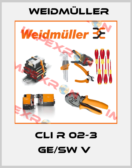 CLI R 02-3 GE/SW V  Weidmüller