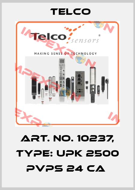 Art. No. 10237, Type: UPK 2500 PVPS 24 CA  Telco