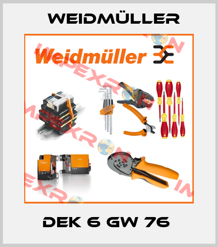 DEK 6 GW 76  Weidmüller