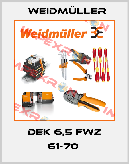 DEK 6,5 FWZ 61-70  Weidmüller