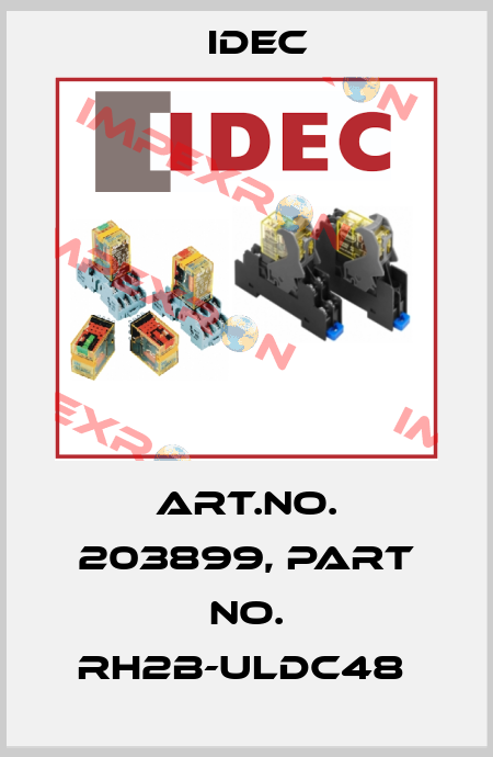 Art.No. 203899, Part No. RH2B-ULDC48  Idec