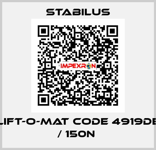 LIFT-O-MAT CODE 4919DE / 150N  Stabilus