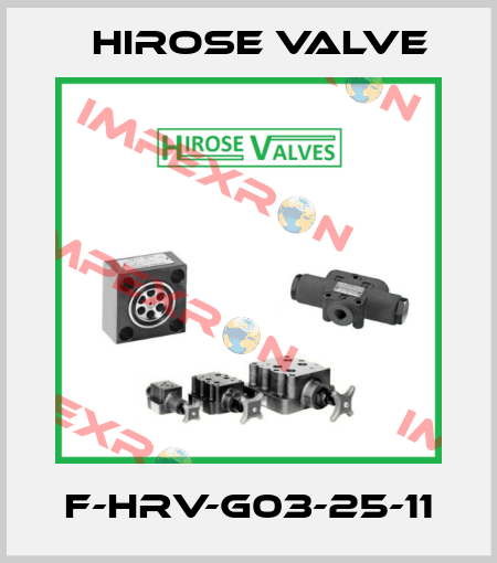 F-HRV-G03-25-11 Hirose Valve