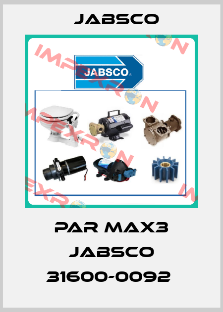 PAR MAX3 JABSCO 31600-0092  Jabsco