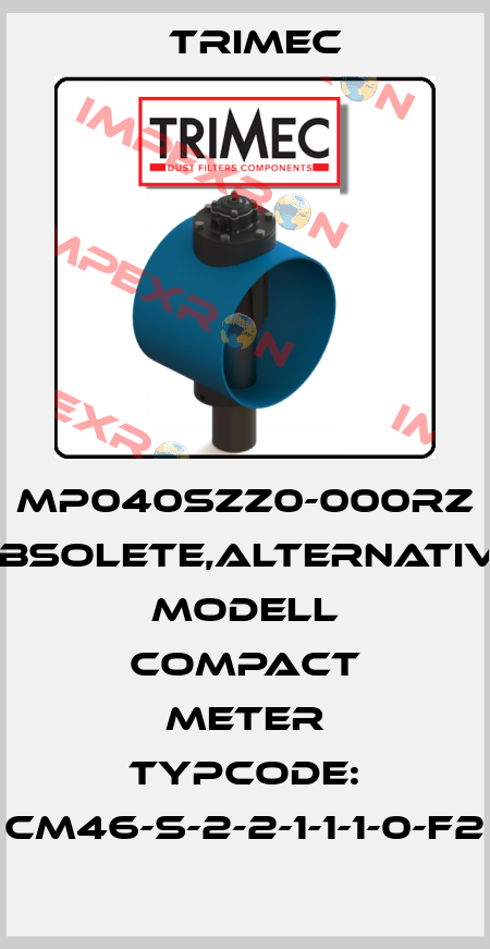 MP040SZZ0-000RZ obsolete,alternative Modell COMPACT METER Typcode: CM46-S-2-2-1-1-1-0-F2 Trimec