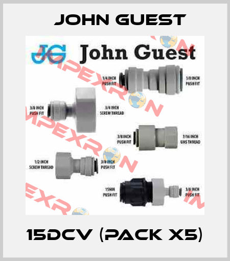 15DCV (pack x5) John Guest