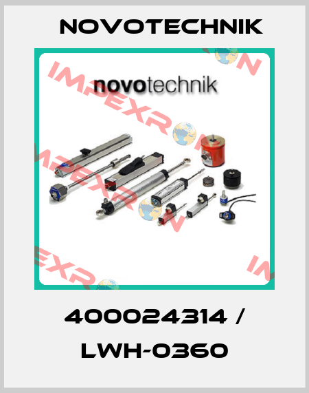 400024314 / LWH-0360 Novotechnik