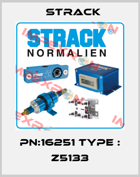 PN:16251 Type : Z5133 Strack