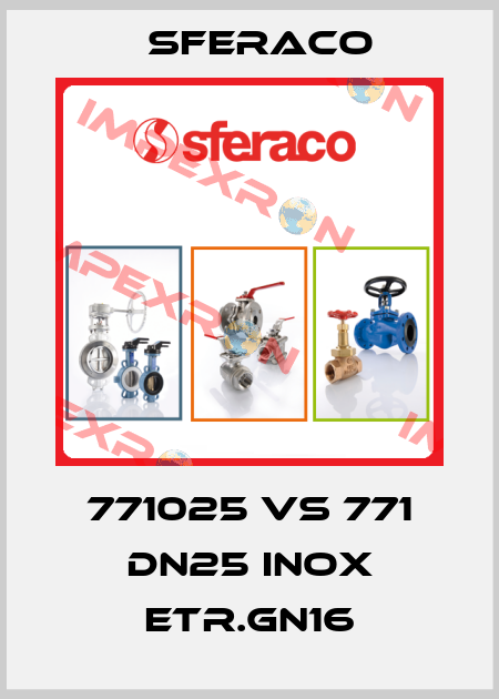 771025 VS 771 DN25 INOX ETR.GN16 Sferaco