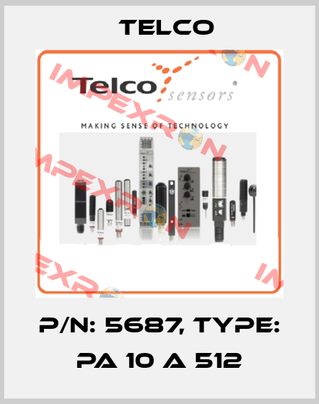 p/n: 5687, Type: PA 10 A 512 Telco