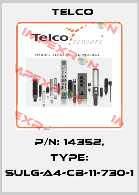 P/N: 14352, Type: SULG-A4-CB-11-730-1 Telco