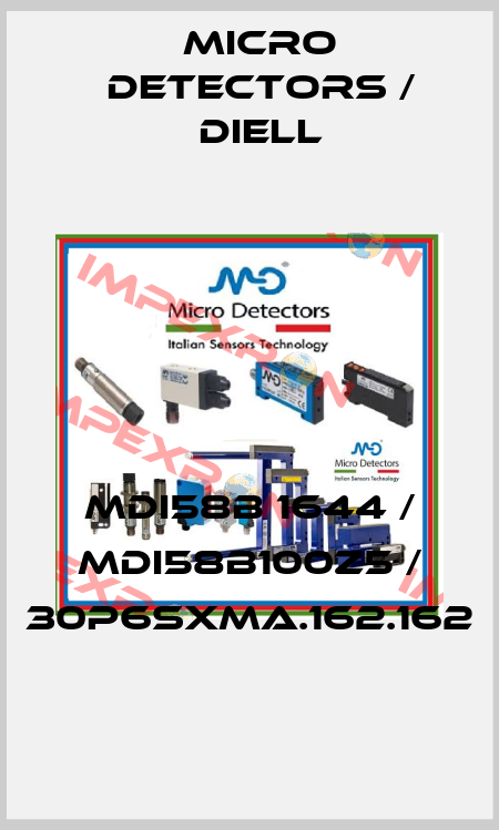 MDI58B 1644 / MDI58B100Z5 / 30P6SXMA.162.162
 Micro Detectors / Diell